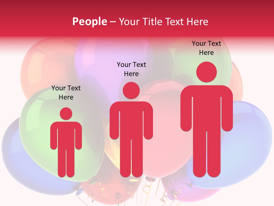Red Birthday Festival PowerPoint Template