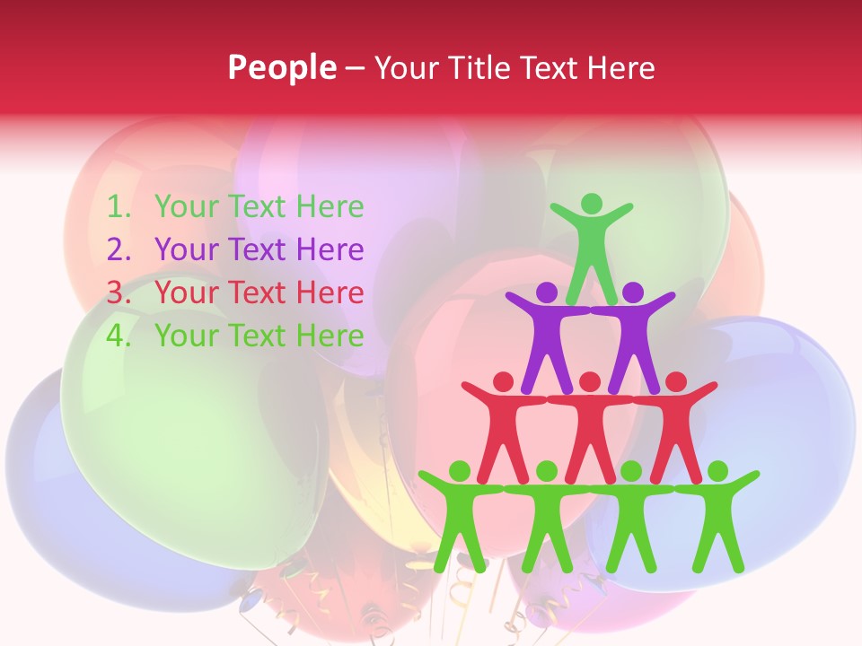 Red Birthday Festival PowerPoint Template