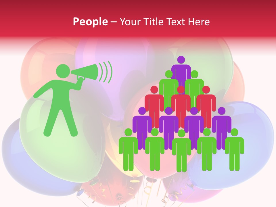 Red Birthday Festival PowerPoint Template