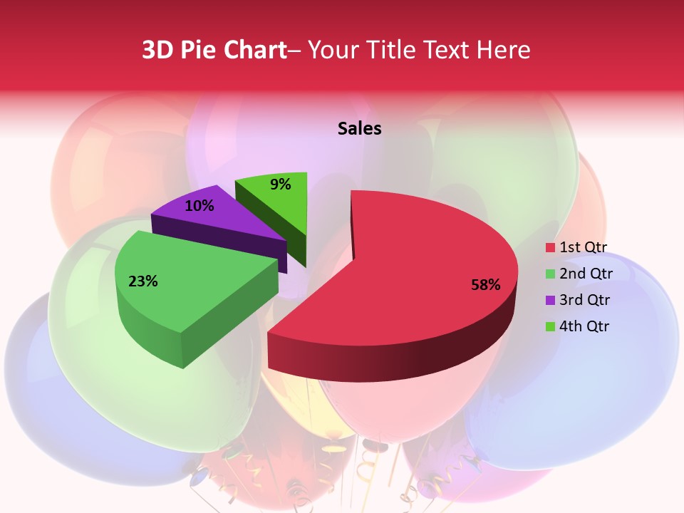 Red Birthday Festival PowerPoint Template