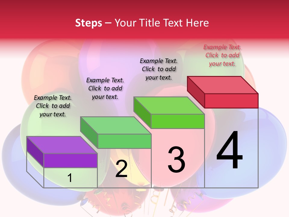 Red Birthday Festival PowerPoint Template