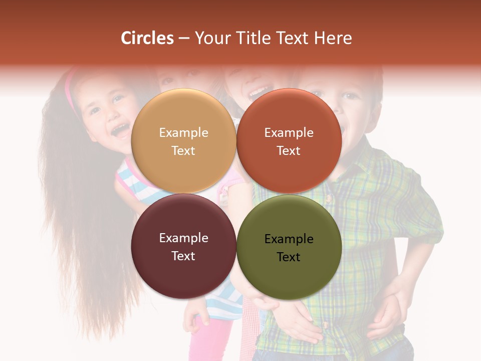 Schoolgirl Elementary Together PowerPoint Template