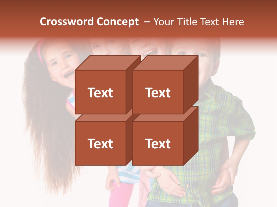 Schoolgirl Elementary Together PowerPoint Template