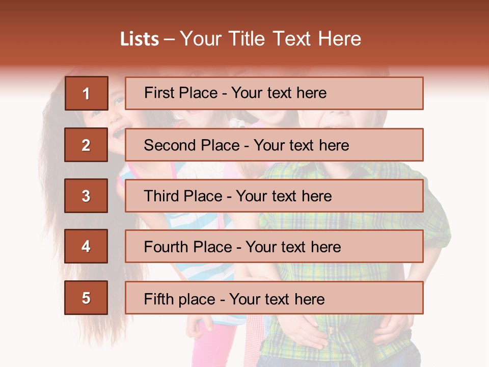 Schoolgirl Elementary Together PowerPoint Template