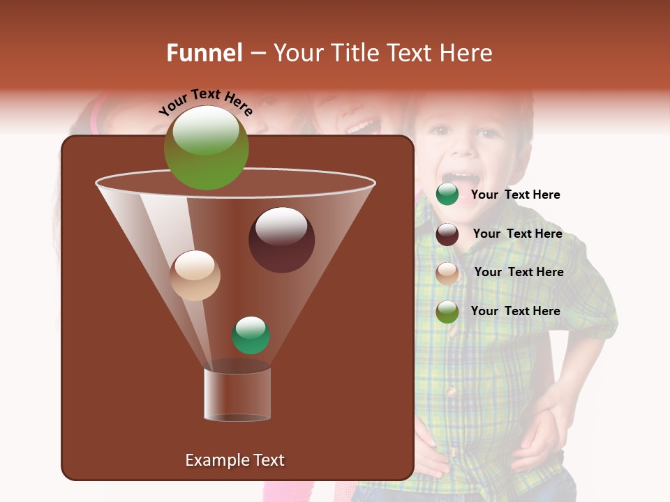 Schoolgirl Elementary Together PowerPoint Template