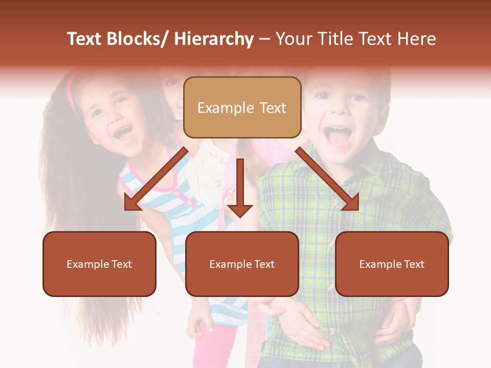 Schoolgirl Elementary Together PowerPoint Template