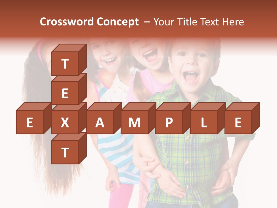 Schoolgirl Elementary Together PowerPoint Template