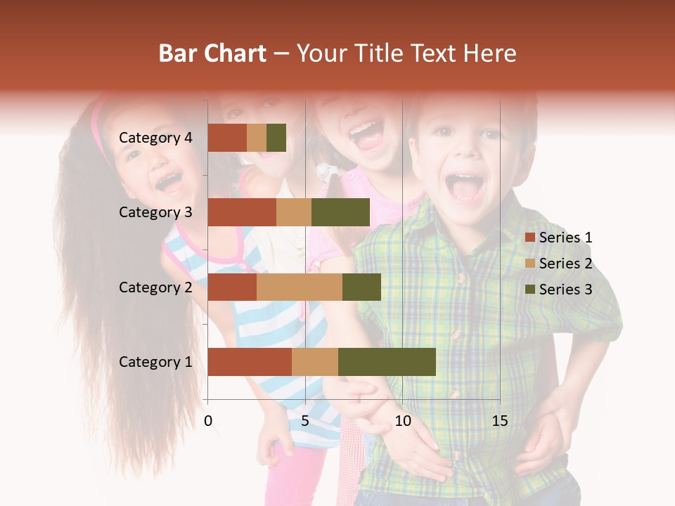 Schoolgirl Elementary Together PowerPoint Template