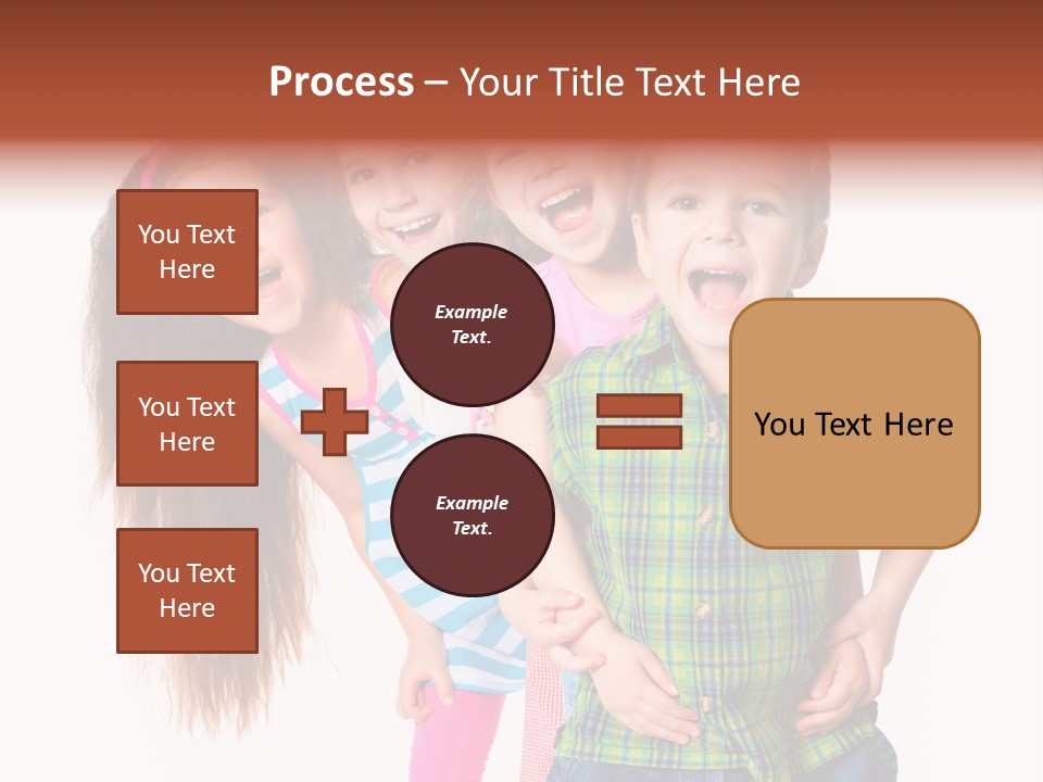 Schoolgirl Elementary Together PowerPoint Template