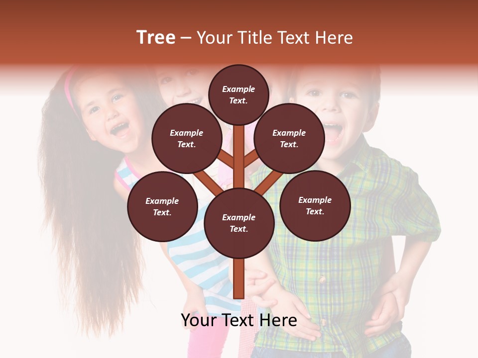 Schoolgirl Elementary Together PowerPoint Template