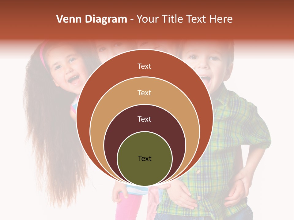 Schoolgirl Elementary Together PowerPoint Template