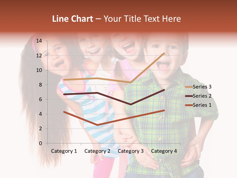 Schoolgirl Elementary Together PowerPoint Template