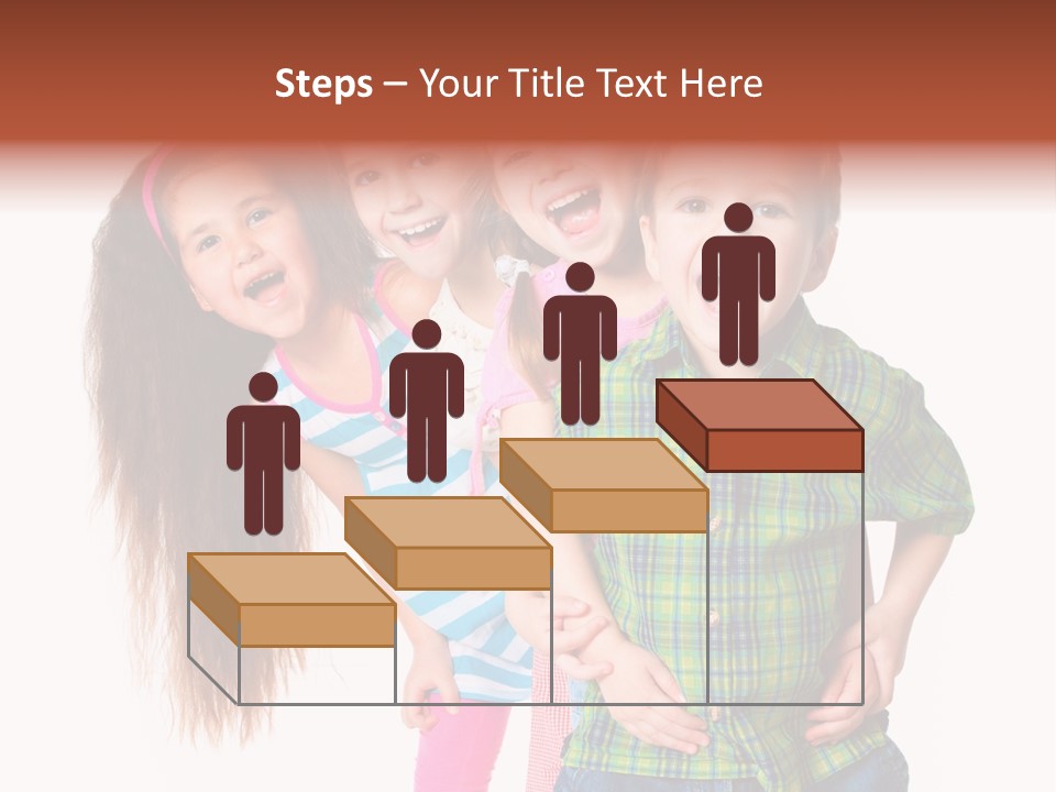 Schoolgirl Elementary Together PowerPoint Template