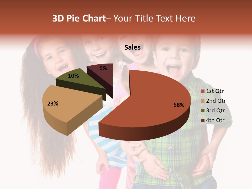 Schoolgirl Elementary Together PowerPoint Template