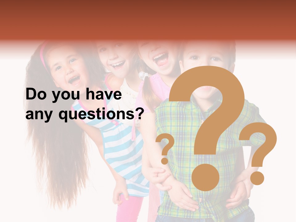 Schoolgirl Elementary Together PowerPoint Template