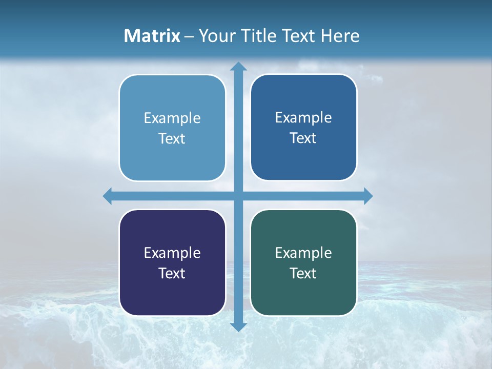 Storm Nature Dark PowerPoint Template