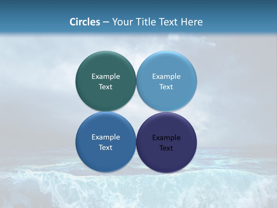 Storm Nature Dark PowerPoint Template