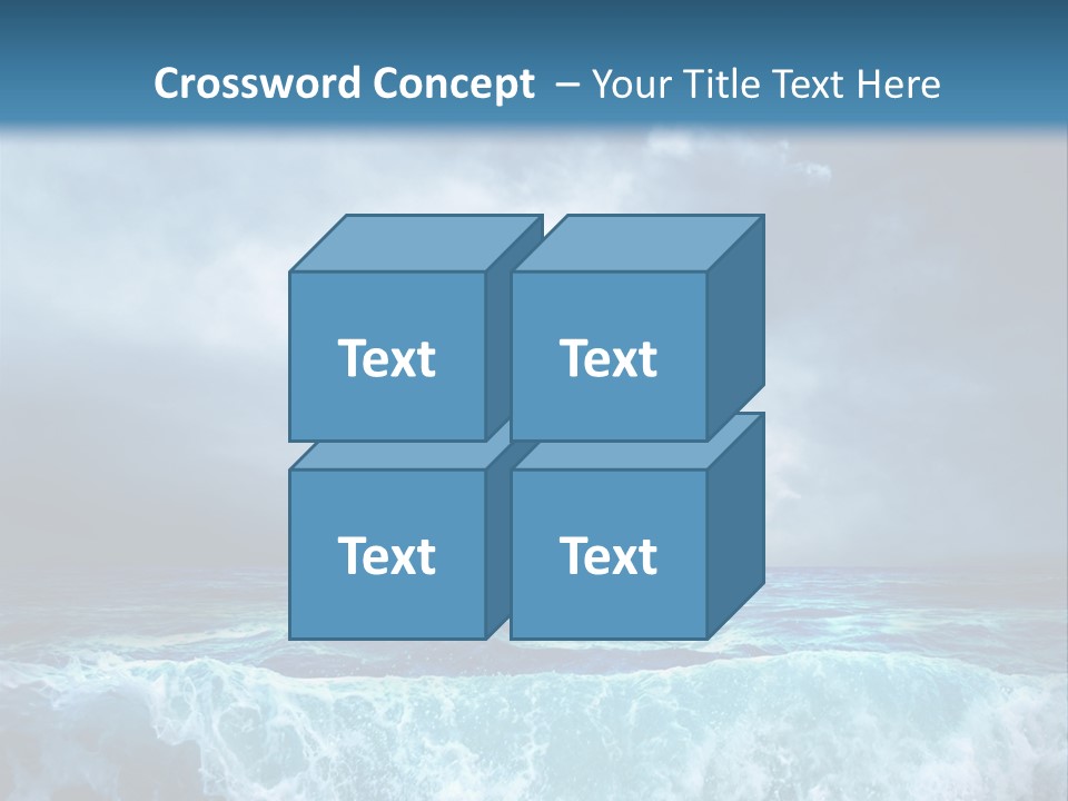 Storm Nature Dark PowerPoint Template
