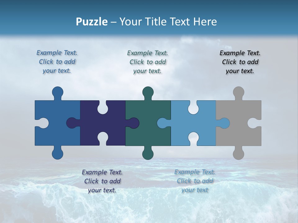 Storm Nature Dark PowerPoint Template