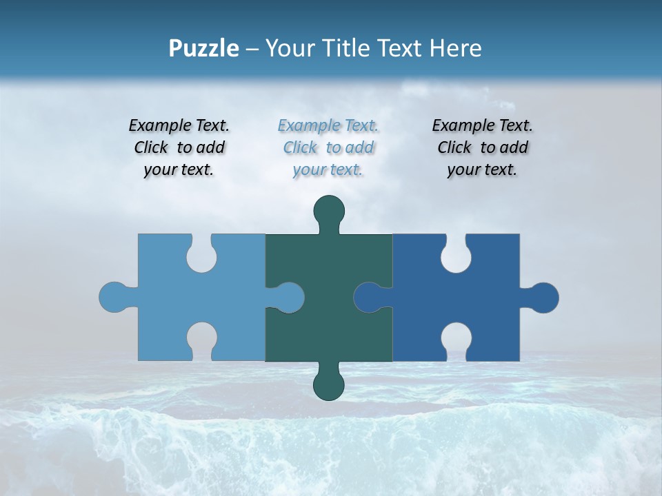 Storm Nature Dark PowerPoint Template