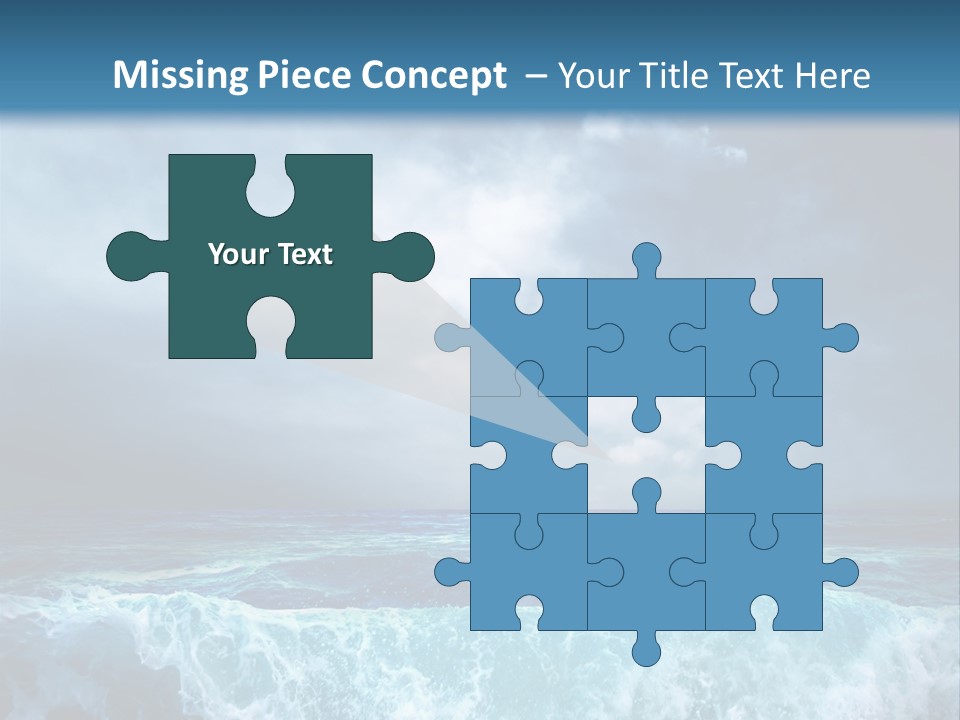 Storm Nature Dark PowerPoint Template