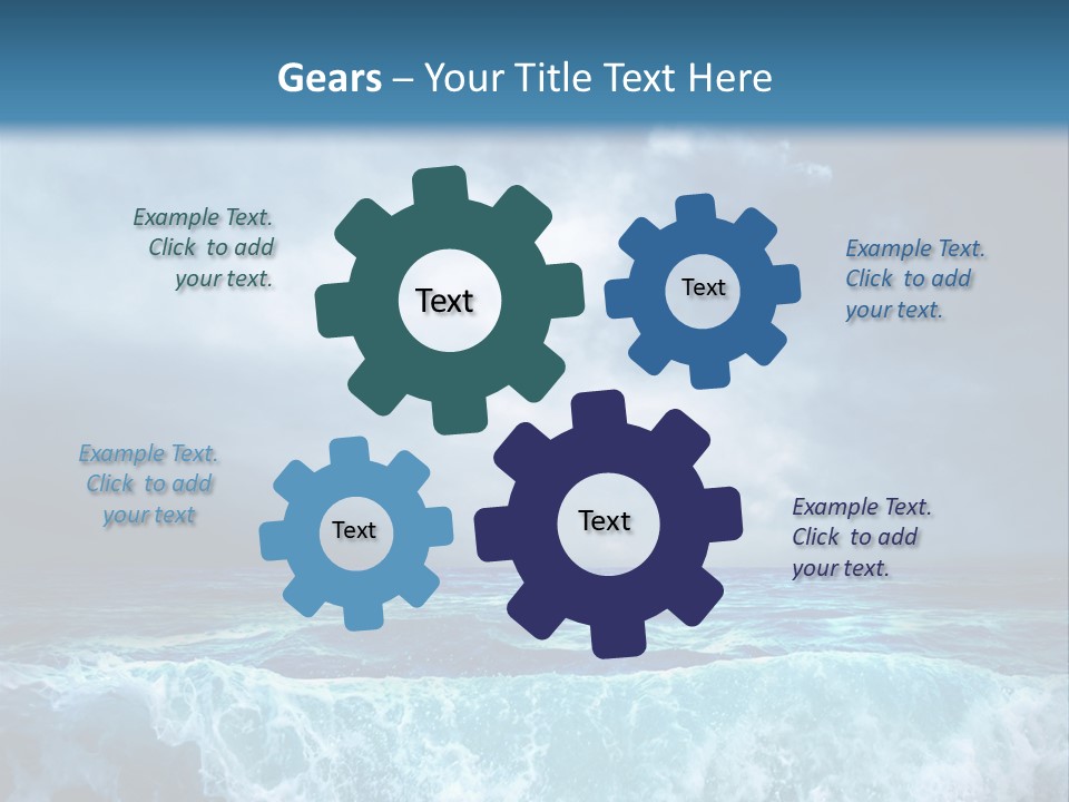 Storm Nature Dark PowerPoint Template