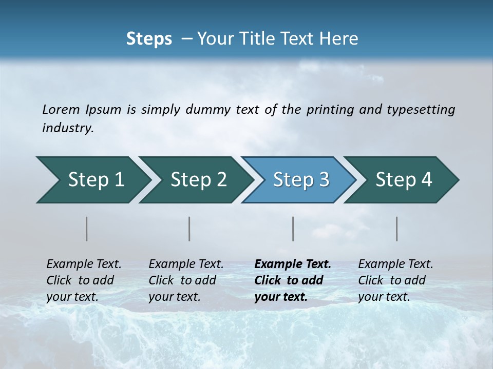 Storm Nature Dark PowerPoint Template