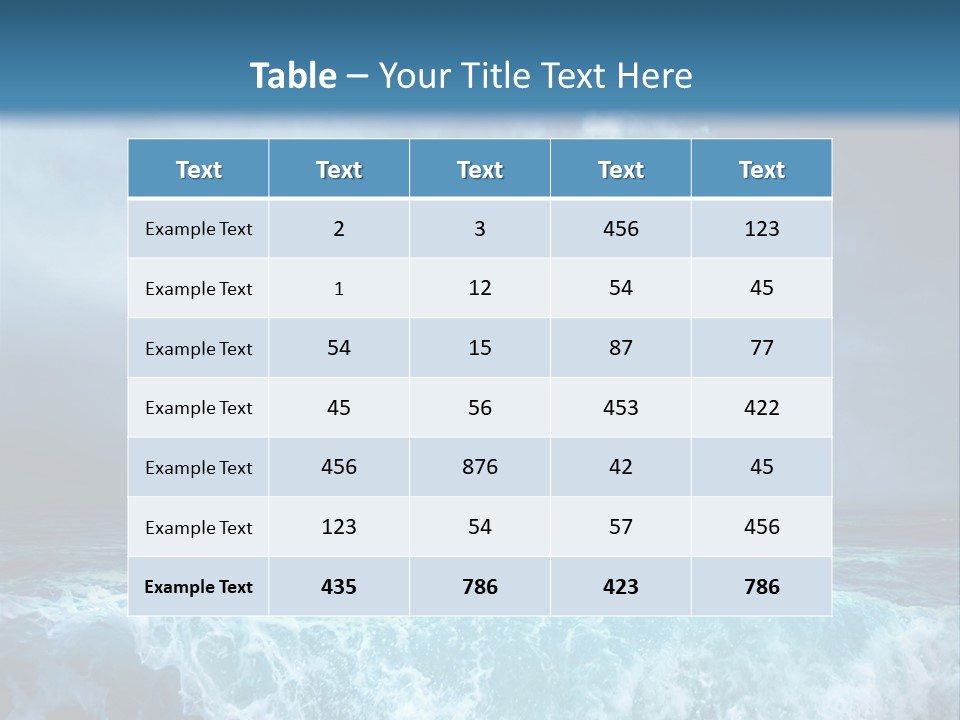Storm Nature Dark PowerPoint Template