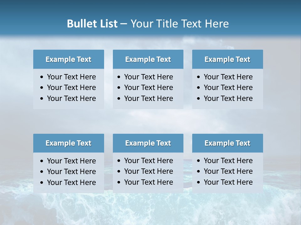 Storm Nature Dark PowerPoint Template