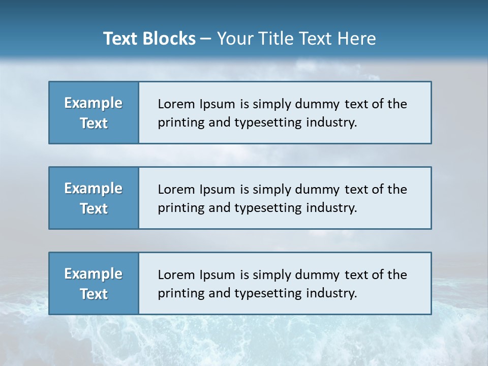 Storm Nature Dark PowerPoint Template