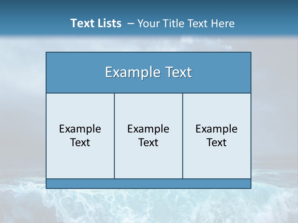 Storm Nature Dark PowerPoint Template