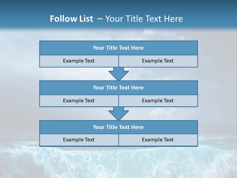 Storm Nature Dark PowerPoint Template
