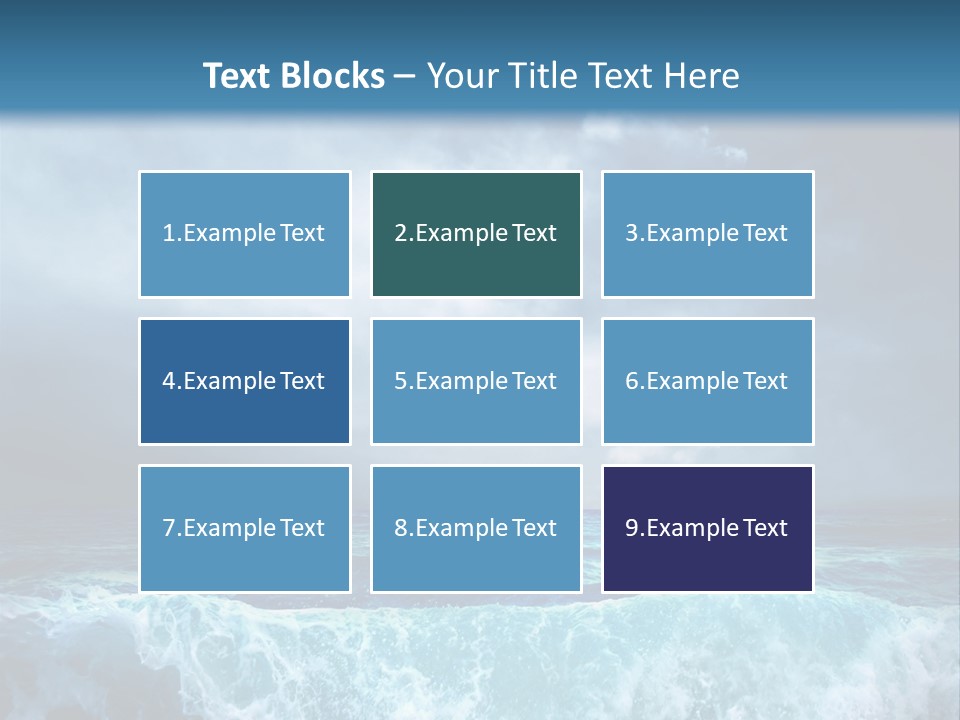 Storm Nature Dark PowerPoint Template