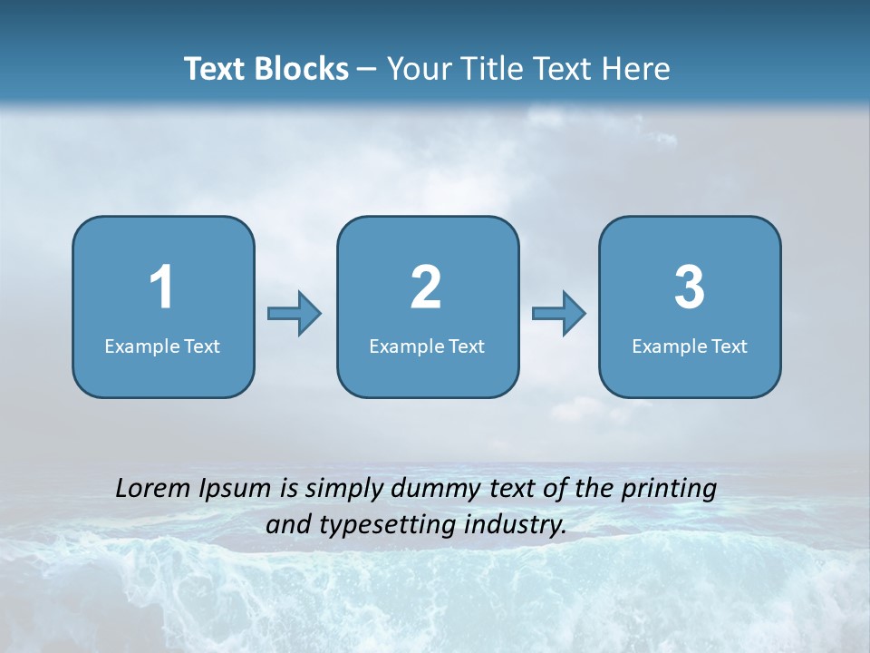 Storm Nature Dark PowerPoint Template