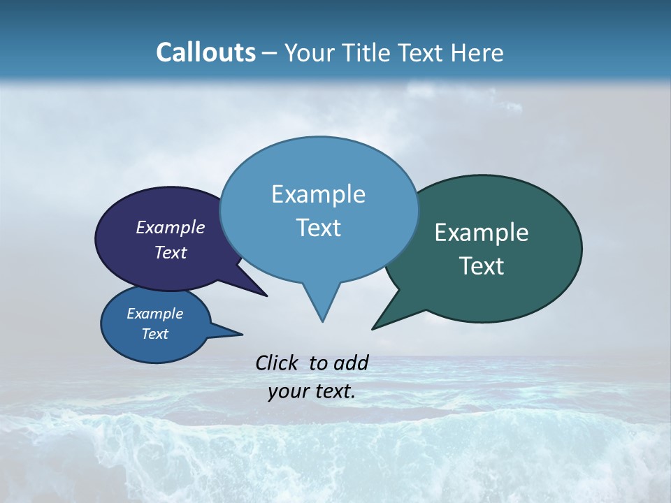 Storm Nature Dark PowerPoint Template