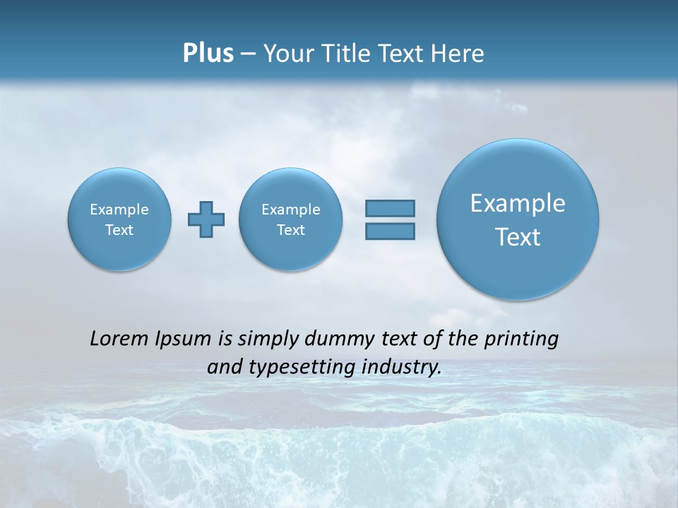 Storm Nature Dark PowerPoint Template