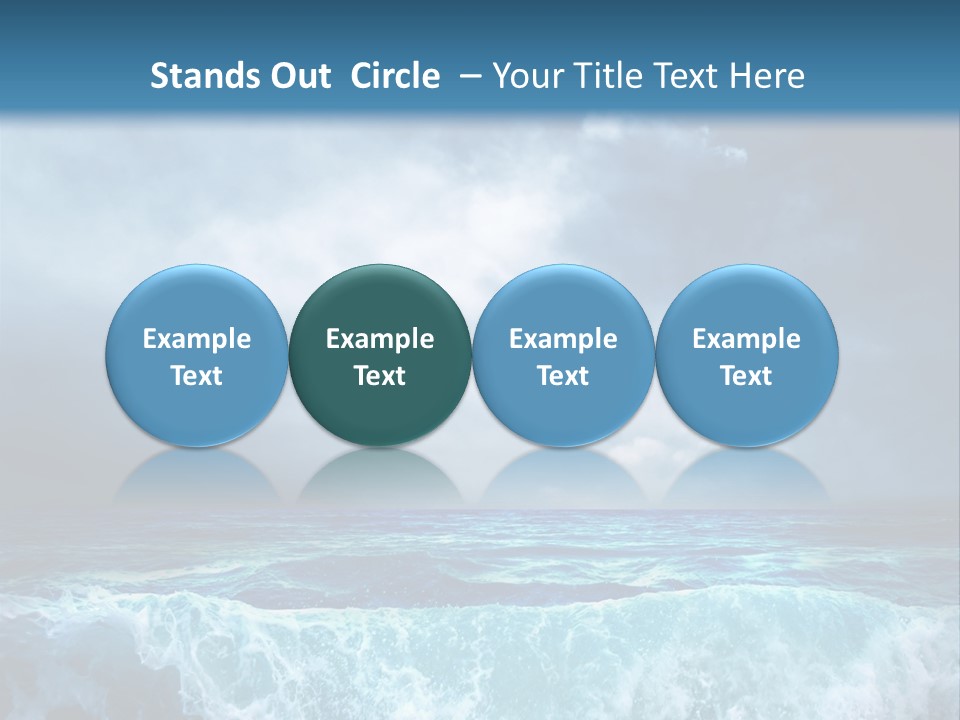 Storm Nature Dark PowerPoint Template