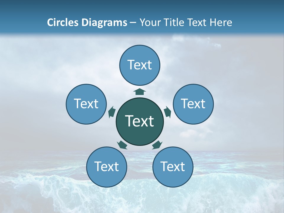 Storm Nature Dark PowerPoint Template