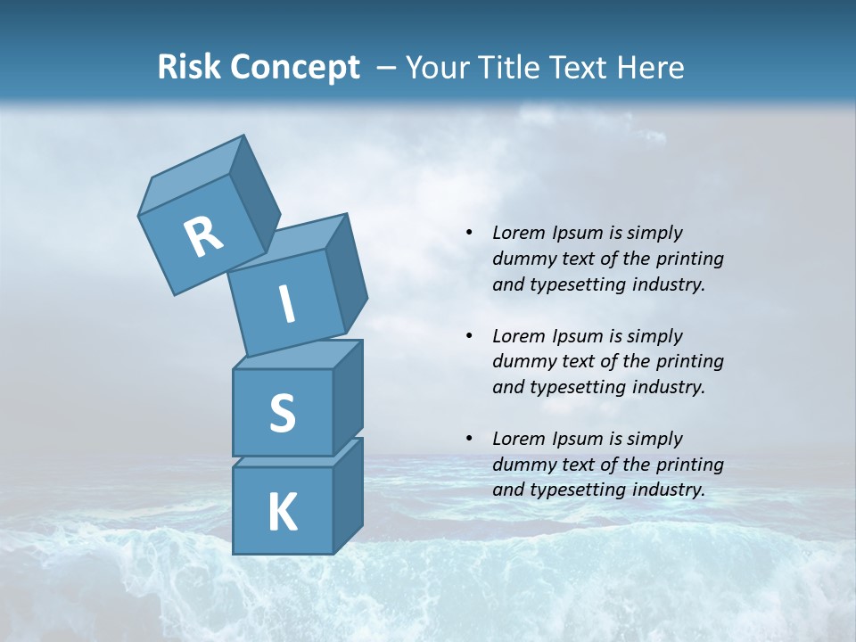 Storm Nature Dark PowerPoint Template