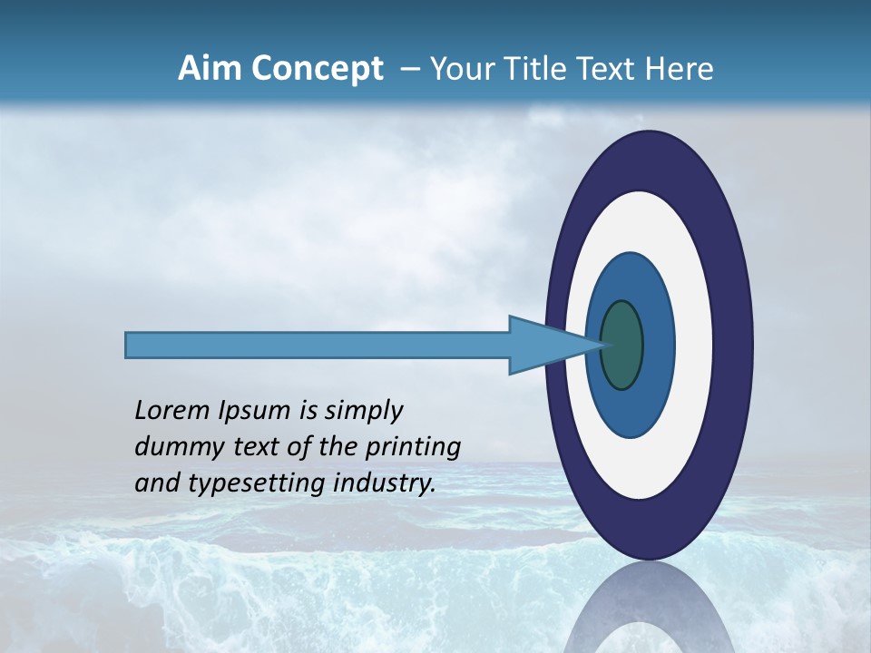 Storm Nature Dark PowerPoint Template