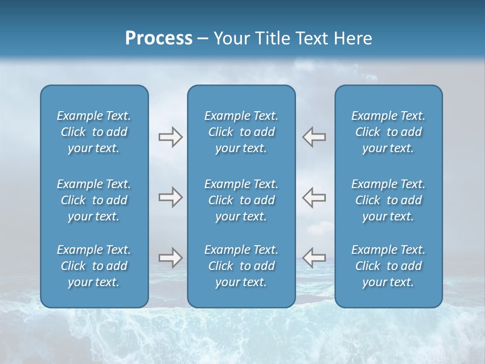 Storm Nature Dark PowerPoint Template