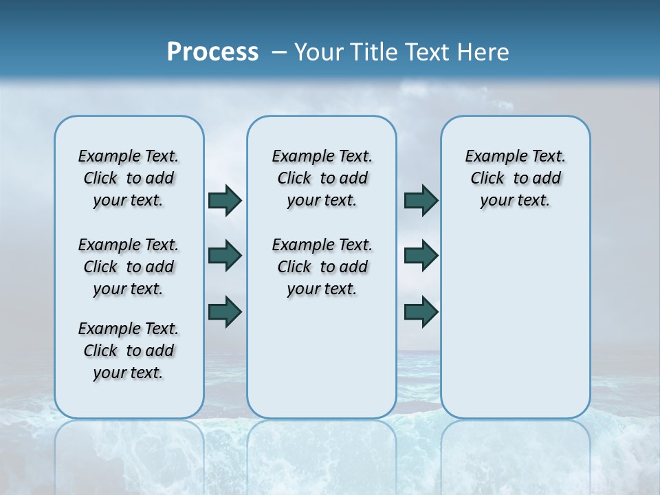 Storm Nature Dark PowerPoint Template