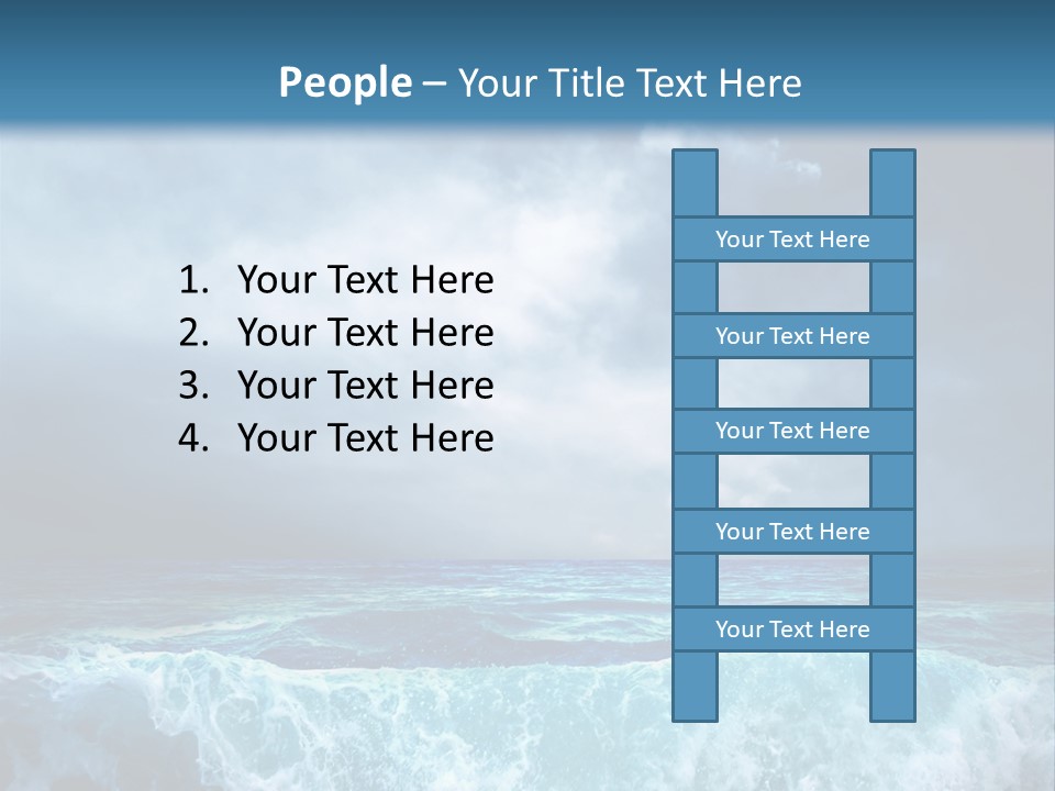 Storm Nature Dark PowerPoint Template