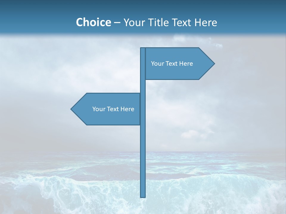 Storm Nature Dark PowerPoint Template