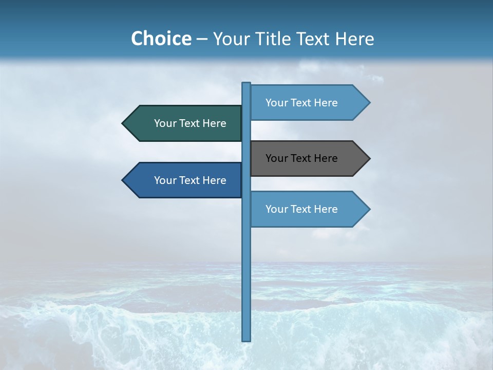 Storm Nature Dark PowerPoint Template