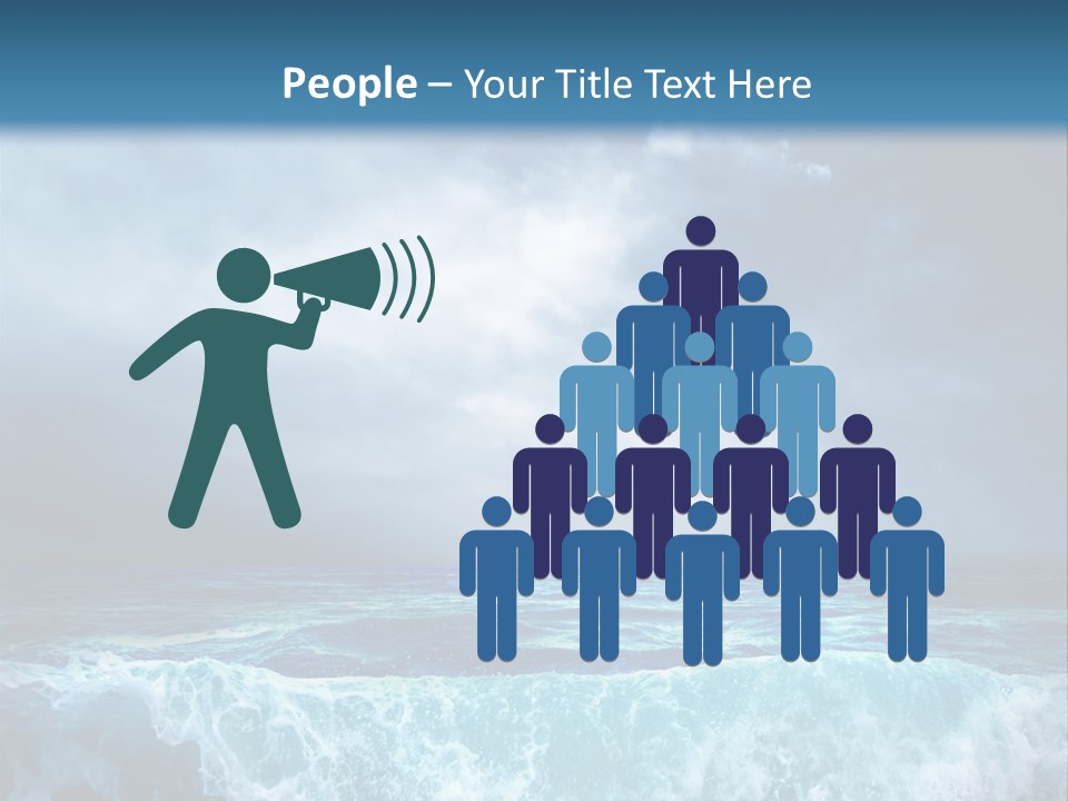 Storm Nature Dark PowerPoint Template