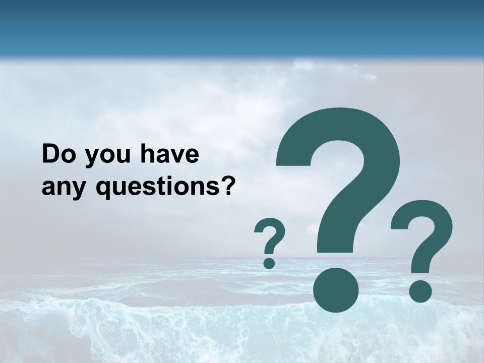 Storm Nature Dark PowerPoint Template