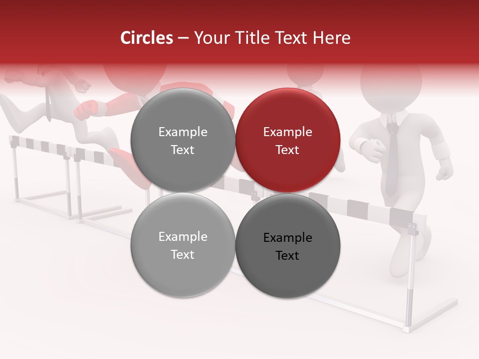 Red Run Speed PowerPoint Template