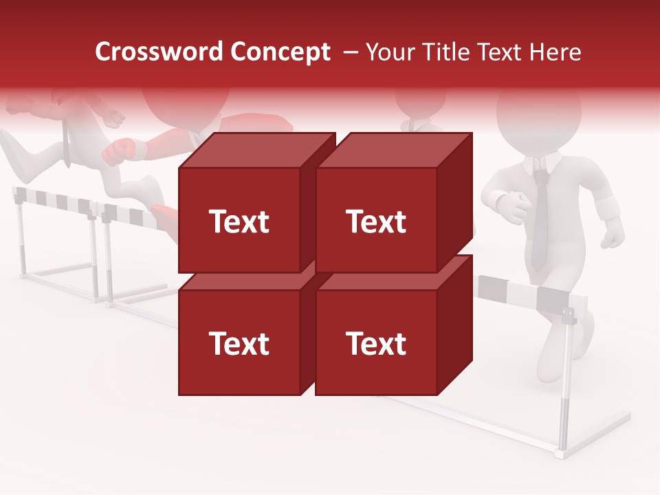 Red Run Speed PowerPoint Template