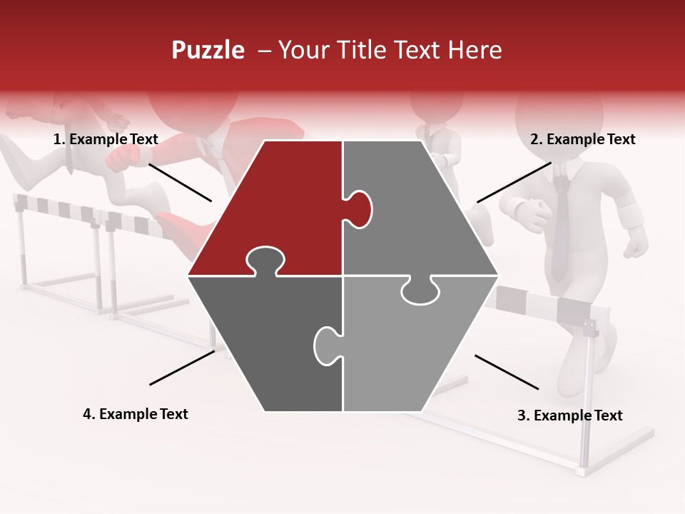 Red Run Speed PowerPoint Template